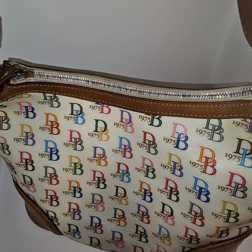 Dooney and Bourke Monogram 1975 Rainbow Purse